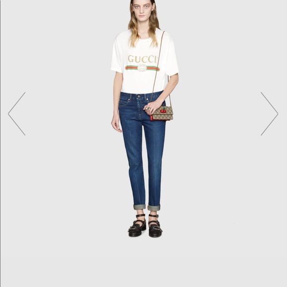 GG Supreme mini bag with cherries Authentic 100% comes with dust bag and box. - Picture 5 of 11